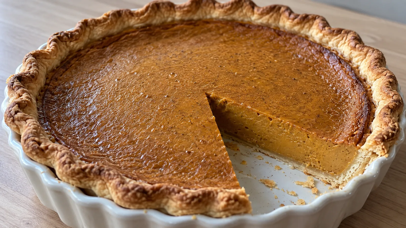 Tradičný americký tekvicový koláč (Pumpkin pie)