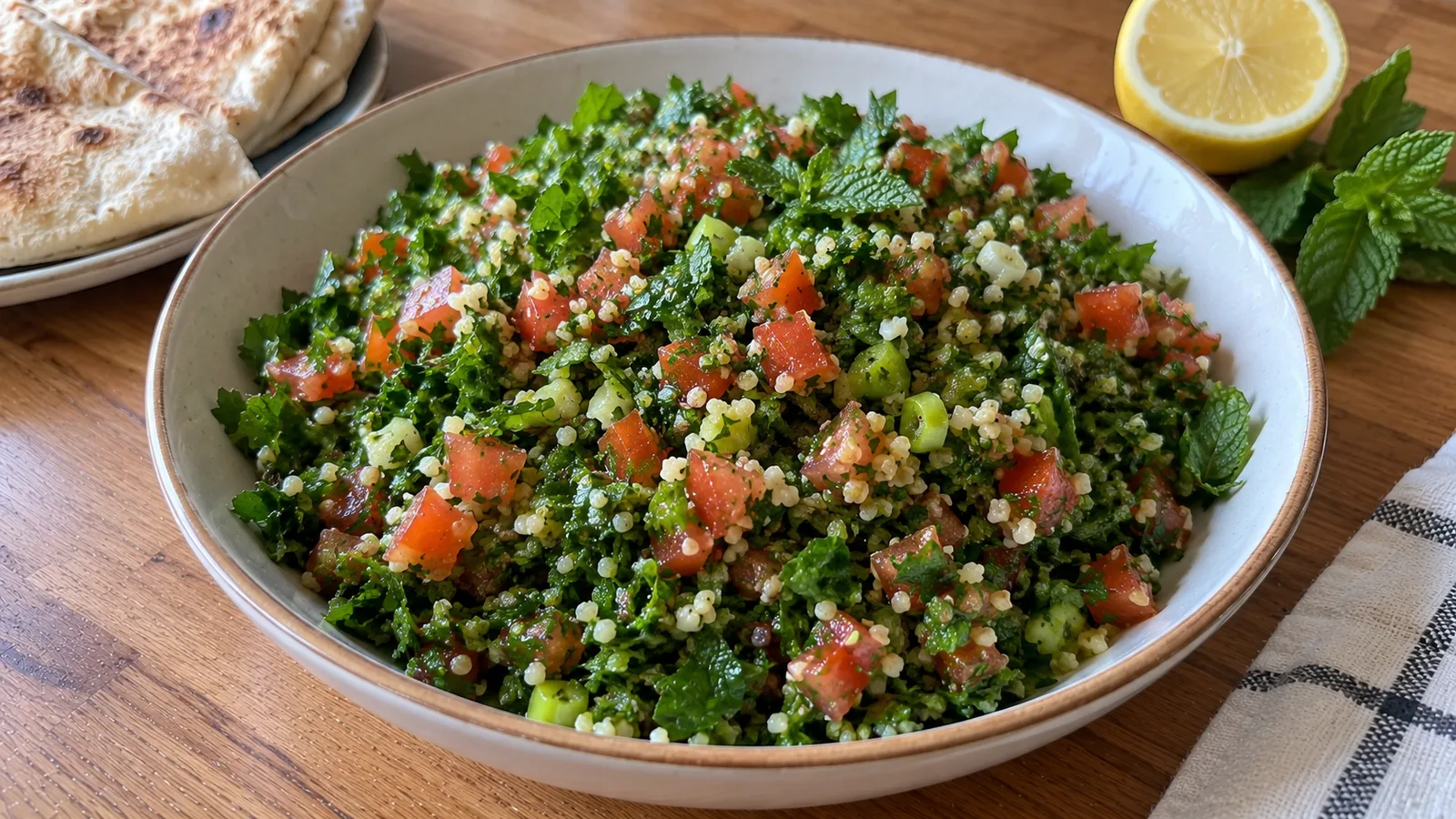 Osviežujúci libanonský šalát Tabbouleh