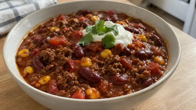 Pravé mexické Chilli con carne s fazuľou