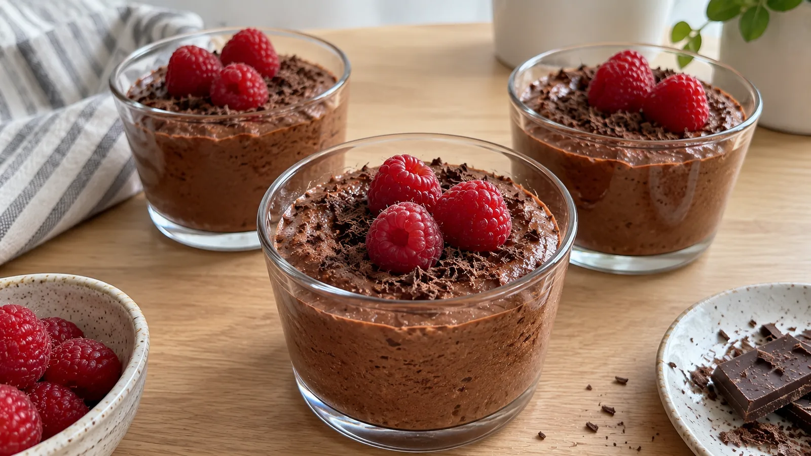 Nadýchaná francúzska čokoládová pena (Mousse au chocolat)