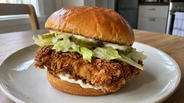 Chrumkavý kurací burger (Crispy Chicken)