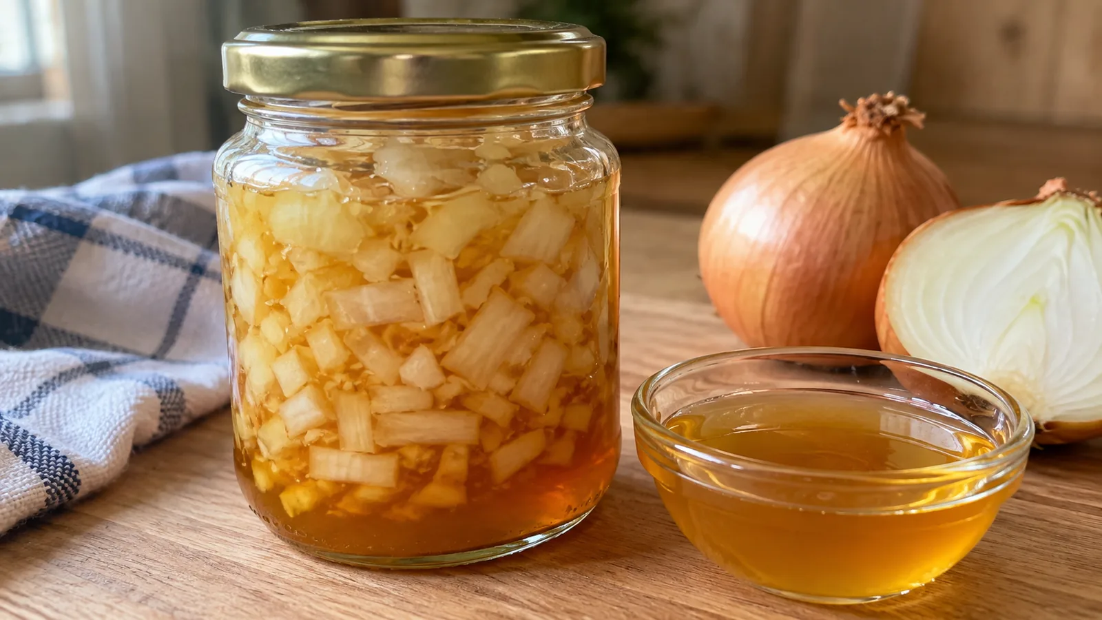 Domáci cibuľový sirup proti kašľu