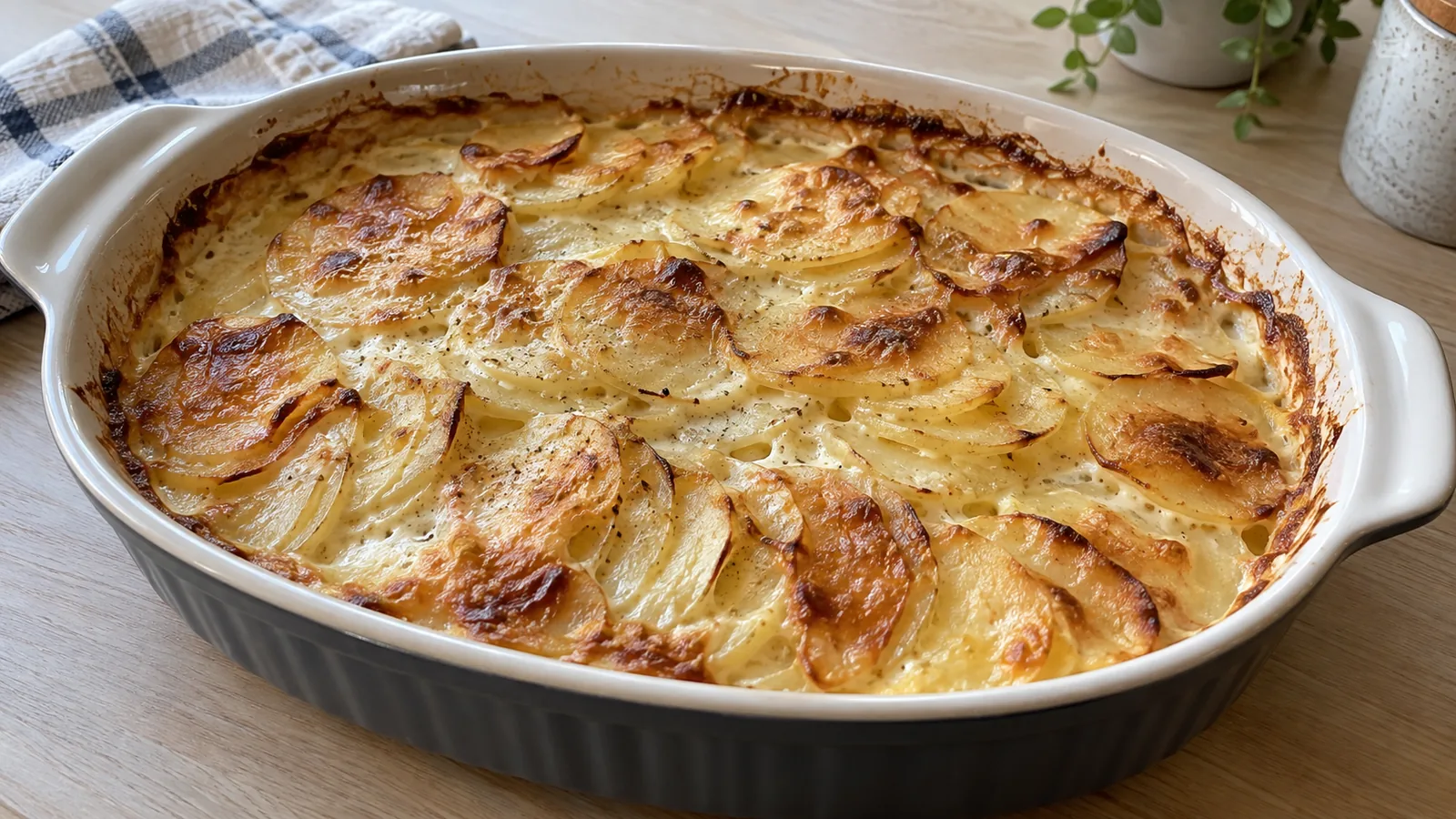 Francúzske pečené zemiaky Gratin Dauphinois