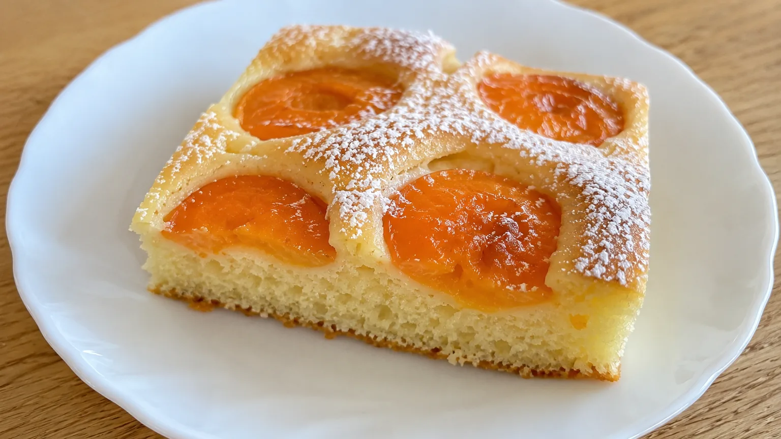 Rýchla hrnčeková bublanina s marhuľami