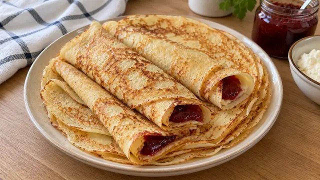 Jednoduché hrnčekové palacinky bez váženia