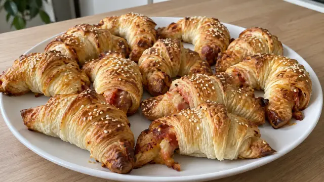 Rýchle pizzové rožteky z lístkového cesta