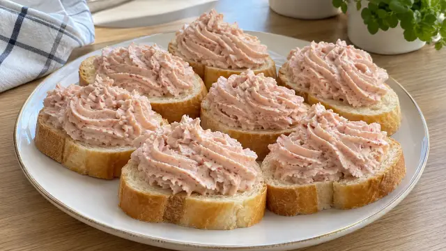 Domáca nadýchaná šunková pena