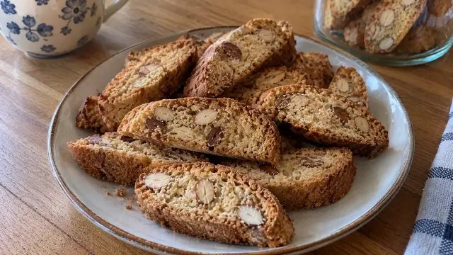 Talianske mandľové sušienky Cantuccini