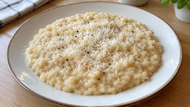 Pravé talianske krémové rizoto (Risotto Parmigiano)
