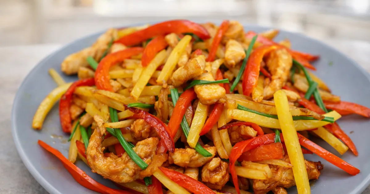 Kuracie rezance so zemiakmi: Všetko z jednej panvice