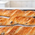 Domáce točené bagety s olivami