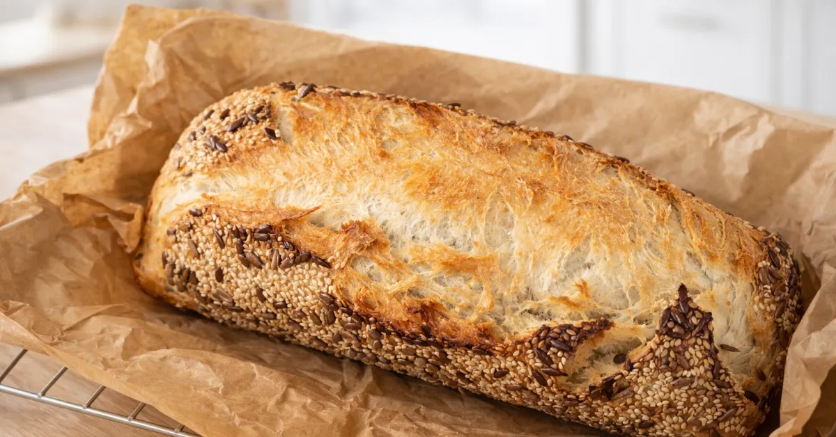 Domáci sendvičový chlieb: Bez miesenia a bez námahy