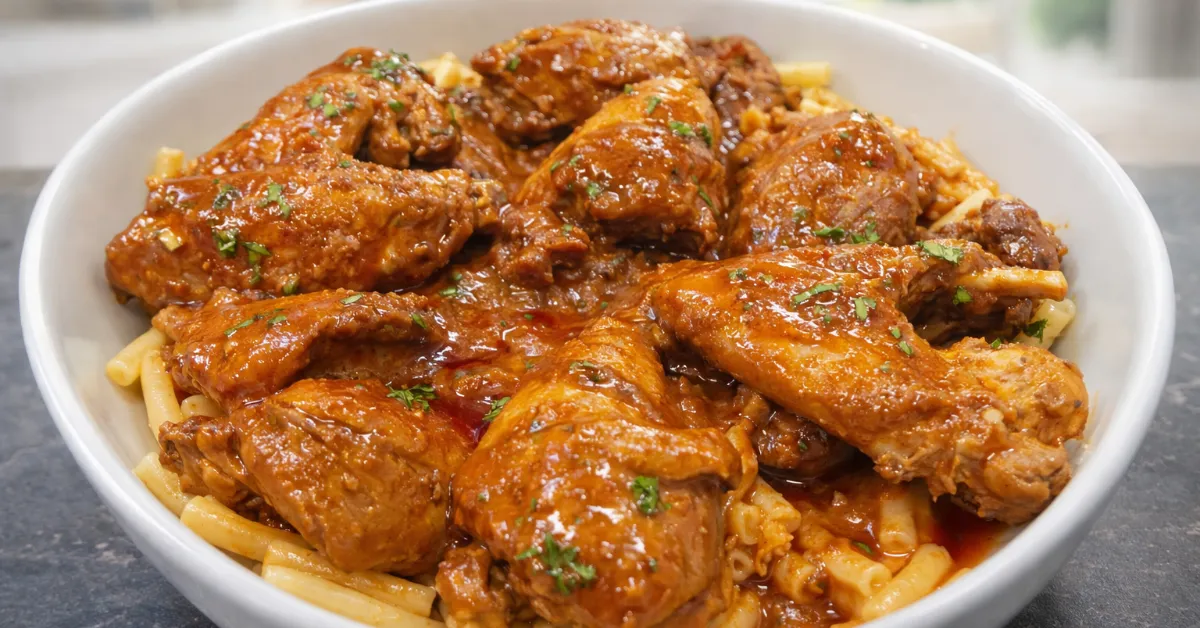 Dusený kohút na víne: Mäso sa rozpadáva na jazyku