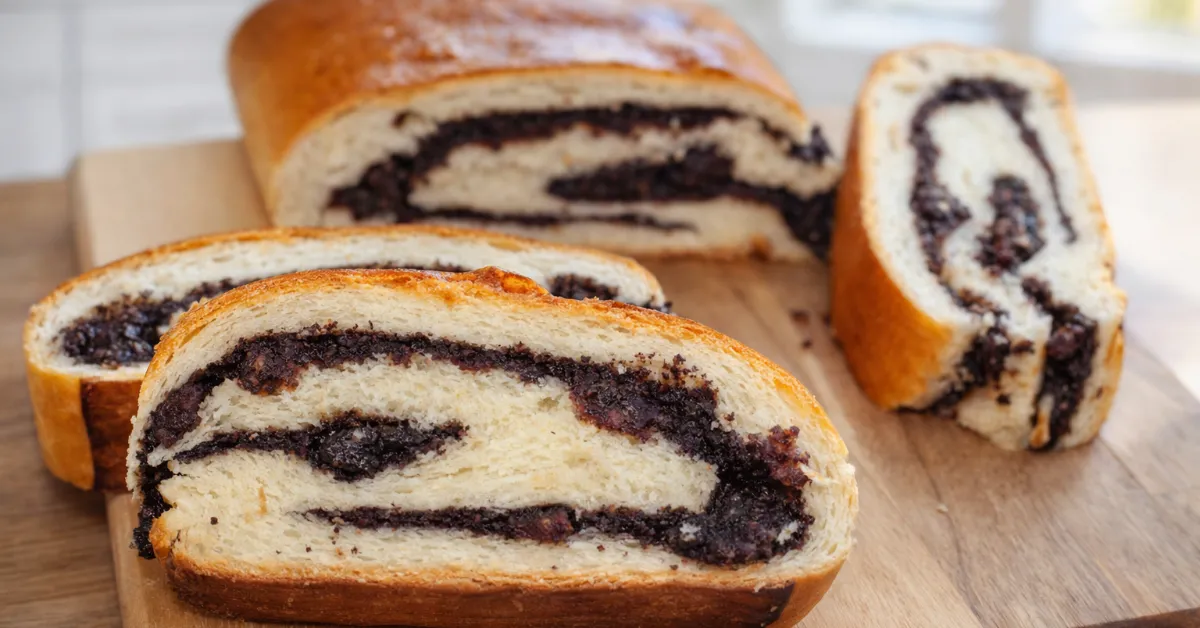 Makovník – Kysnutý makový závin