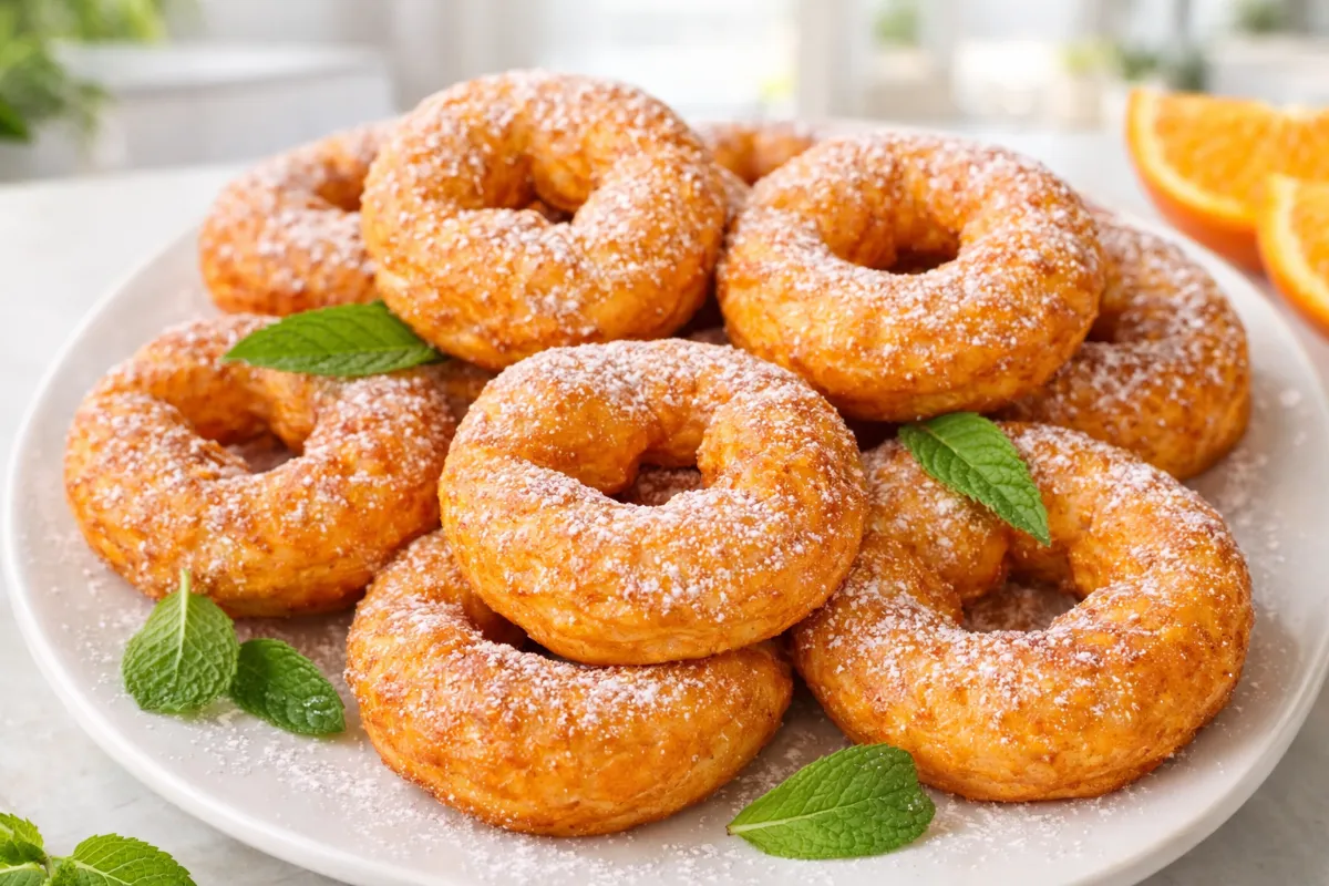 Rýchle pomarančové obláčiky s jogurtom (Bez kysnutia)