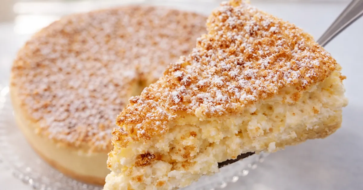 Sypaný jogurtový koláč: Rozplýva sa na jazyku