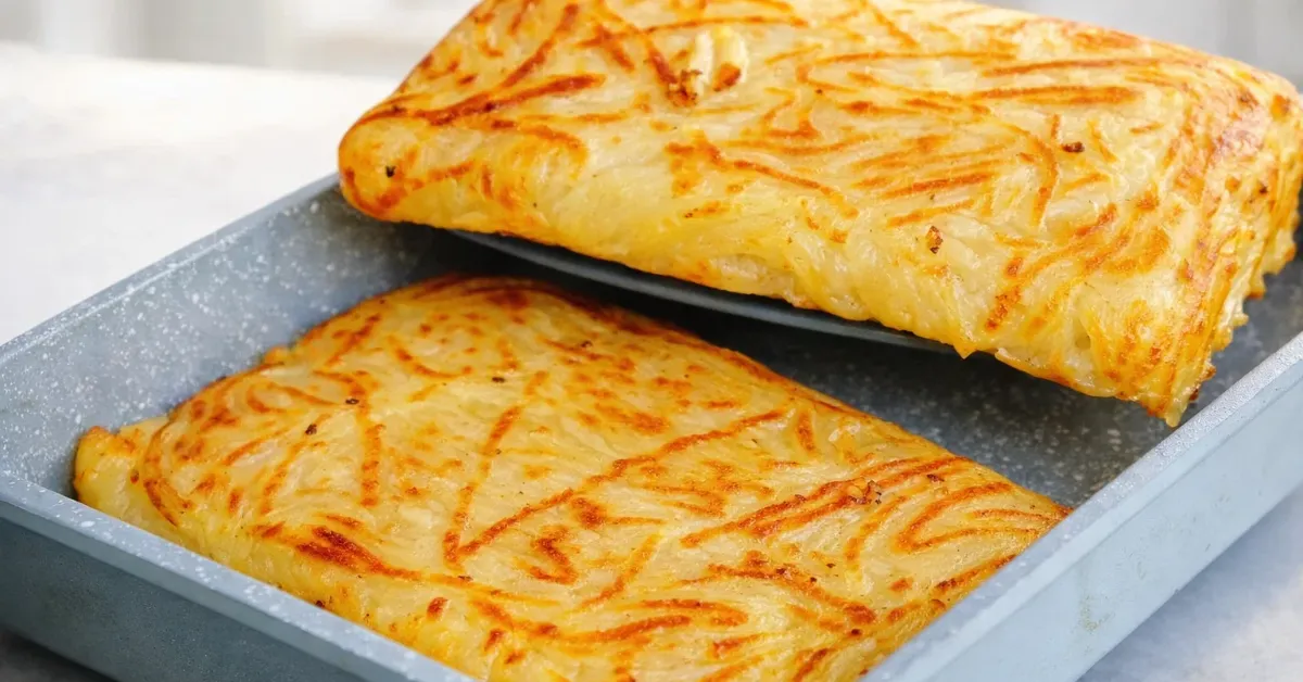 Zemiaková placka plnená cícerovou tahini zmesou: Lacná a neskutočne chrumkavá