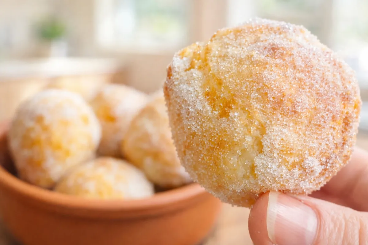 Nadýchané mini šišky z 2 ingrediencií