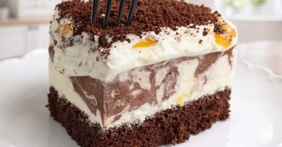 Mramorový jogurtový koláč: Vyzerá a chutí ako z luxusnej cukrárne!