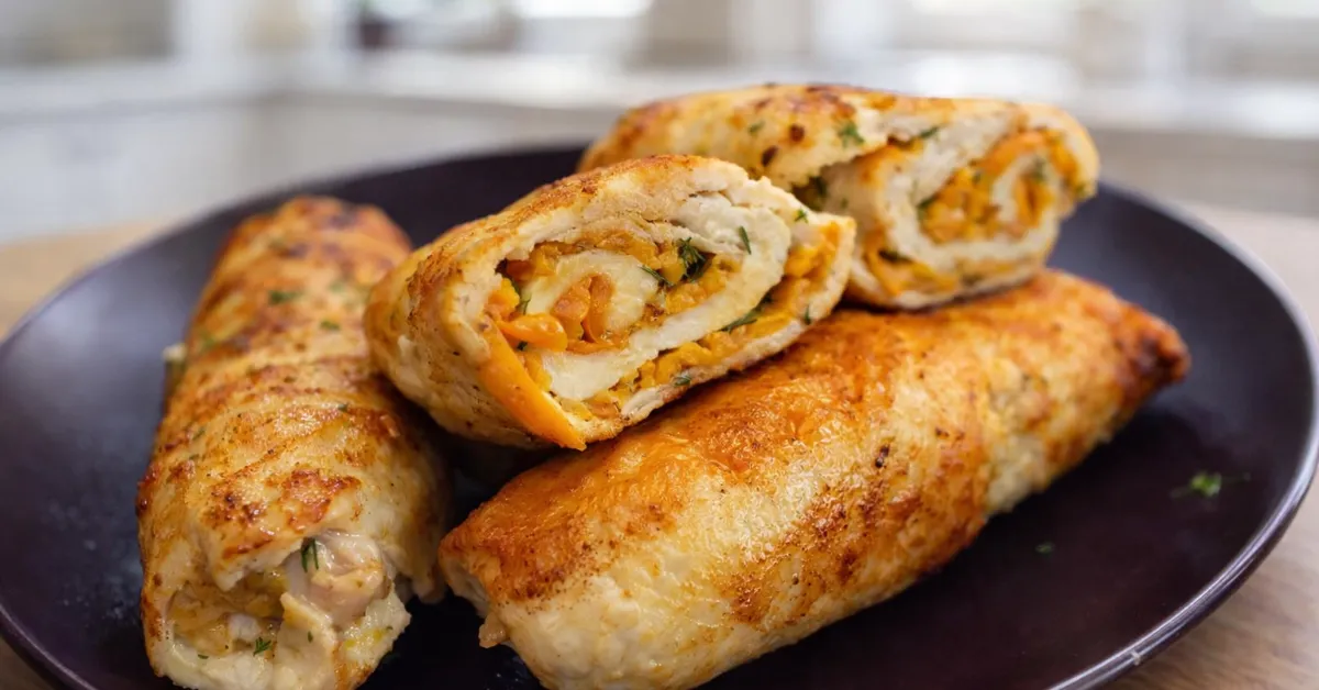 Fit kuracie rolky s mrkvou a cesnakom hotové behom chvíľky