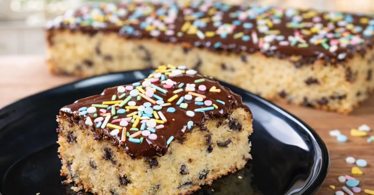 Stracciatella koláč pre deti: Farebný a jednoduchý na prípravu