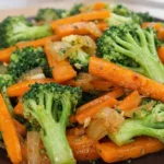 brokolica s mrkvou na ázijský spôsob