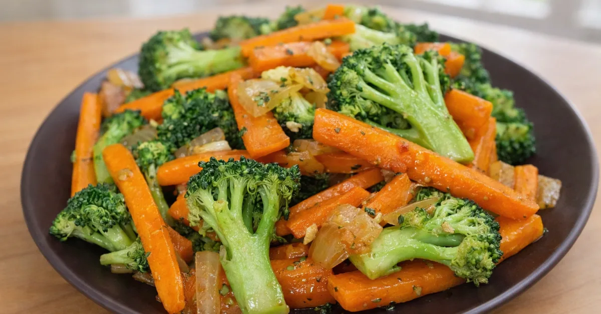 Chrumkavá brokolica s mrkvou na ázijský spôsob, ktorú si okamžite zamiluje celá rodina